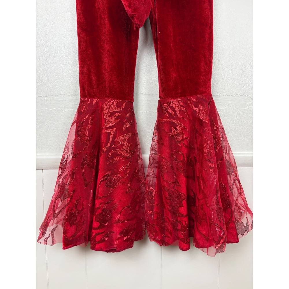 Spirit Halloween Devil Diva Kids Devil Costume Size Small 4-6 Sassy Devil Flames - Picture 11 of 17